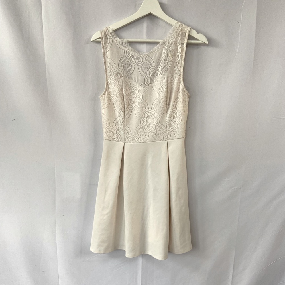 White Fit-N-Flare Dress